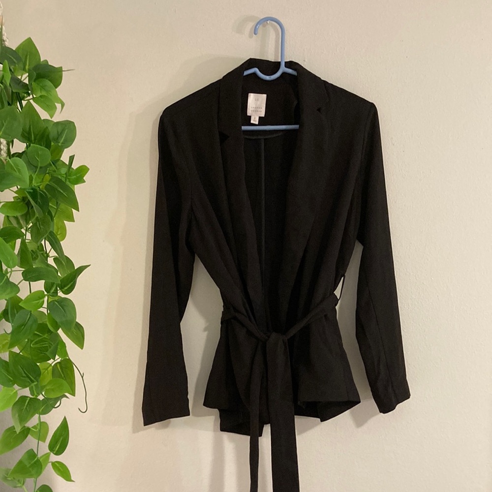 Lauren Conrad Black Blazer Jacket Casual Work Wear, Size Small